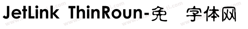 JetLink ThinRoun字体转换